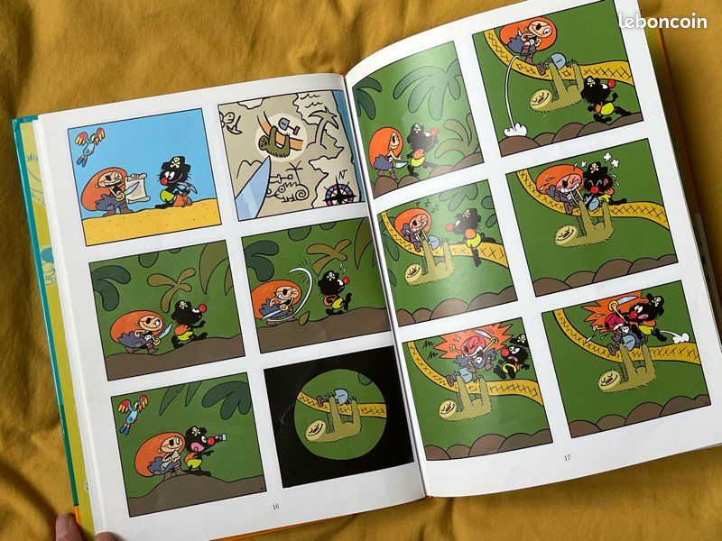 Livre jeunesse BD sans dialogue Petit Poilu : Le trésor de Coconut (image 6)