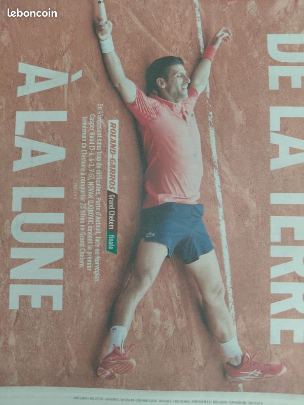 Journaux l'équipe tennis alcaraz djokovic fils nadal (image 13)