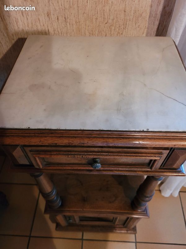 Table de chevet ancienne (image 7)