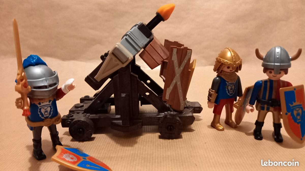 Playmobil Chevaliers - Baliste / Support Arc 4271 - 4273, Occasion, Thème Médiéval