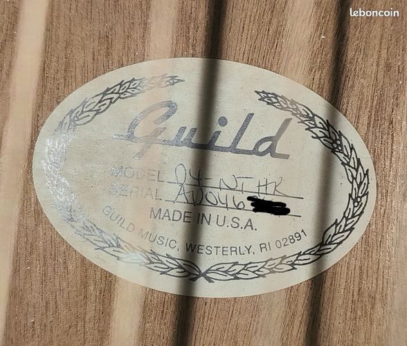 Guild D4-NT guitare electroacoustique (image 4)