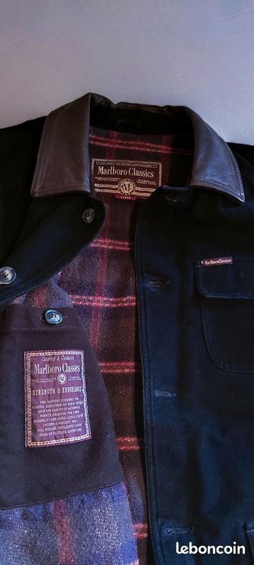 Veste noire Malboro Classics (image 3)