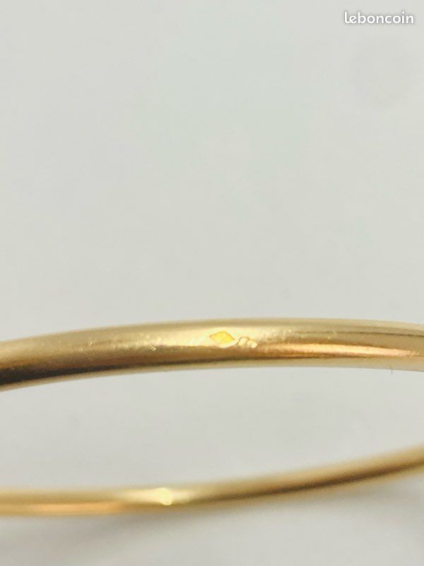 Bracelet jonc en or 18k 28,73g (image 4)
