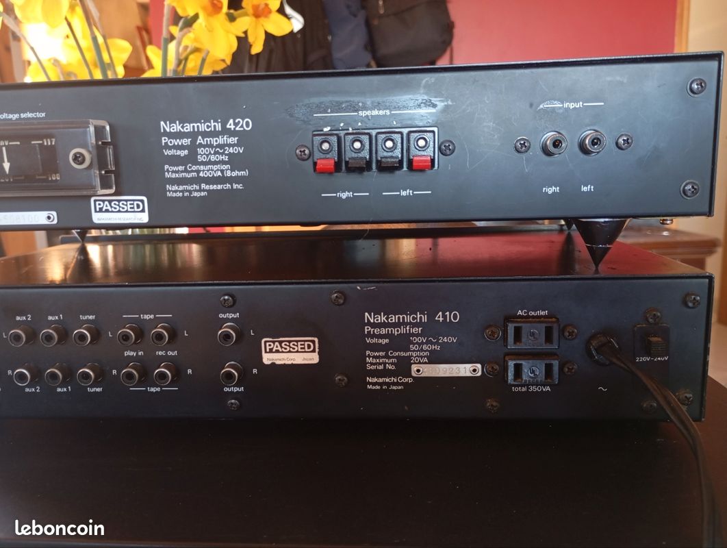 Ensemble audiophile NAKAMICHI Cd, Amplificateur, pré amplificateur (image 6)