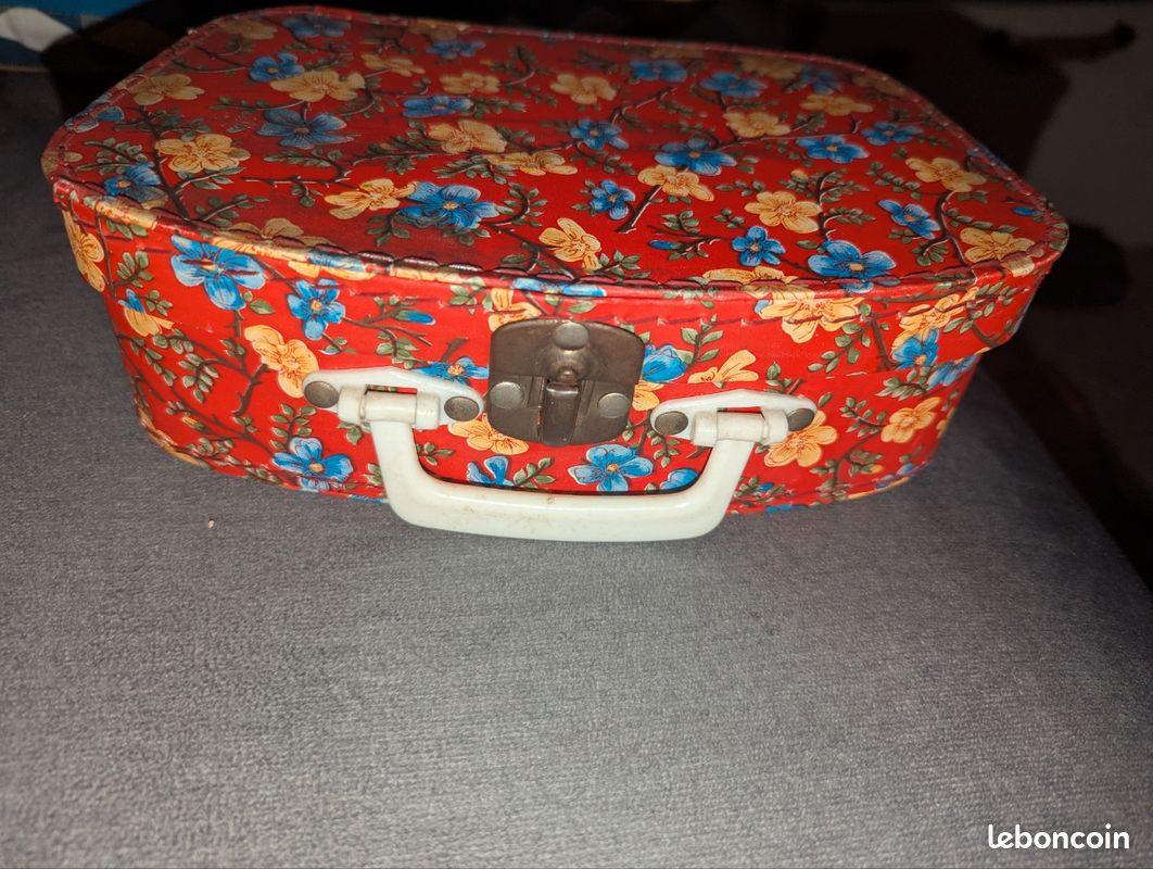 Couture Valise Fleurie Valise Fleurie Pastel Pour Enfant