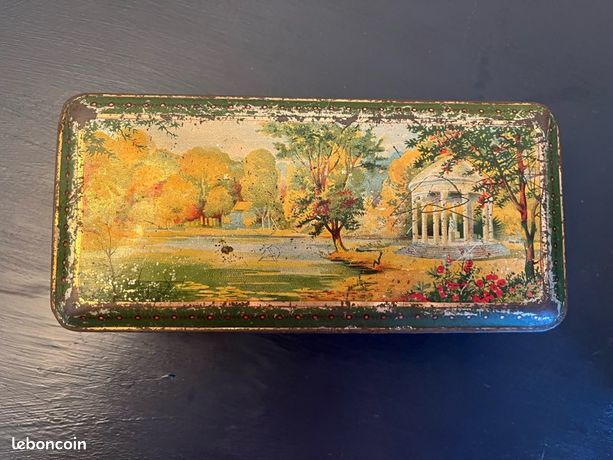 BOÎTE À CAFÉ tôle lithographiée ET au planteur de caïffa (65199) EUR 58,00 - FR