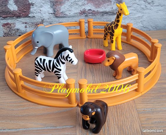 Jeu enfant Playmobil 123 animaux savane - Playmobil