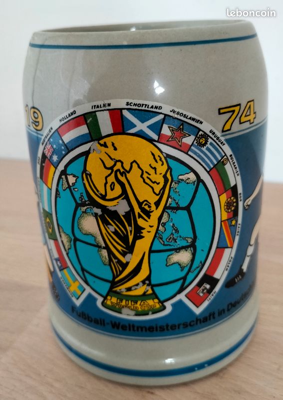 Chope à Bière Ballon De Foot - Verre - Original Et Drôle - Idée Cadeau