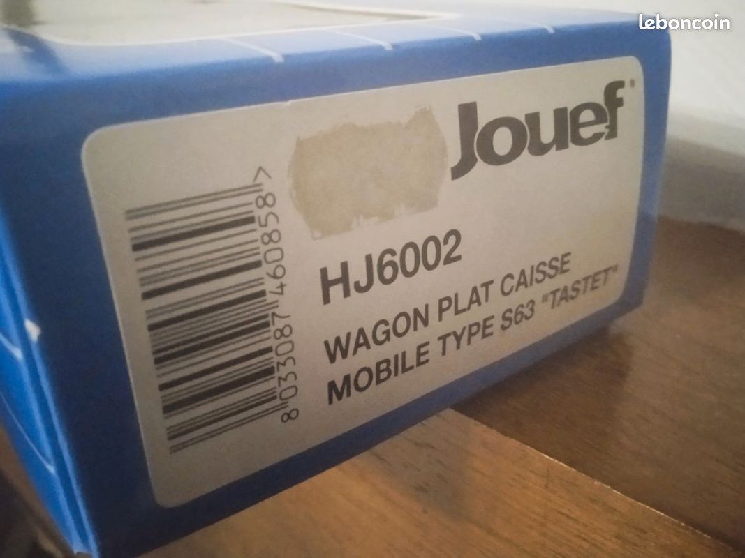 Jouef : wagon plat à bogies multifret SNCF caisse TAB réf. 666500