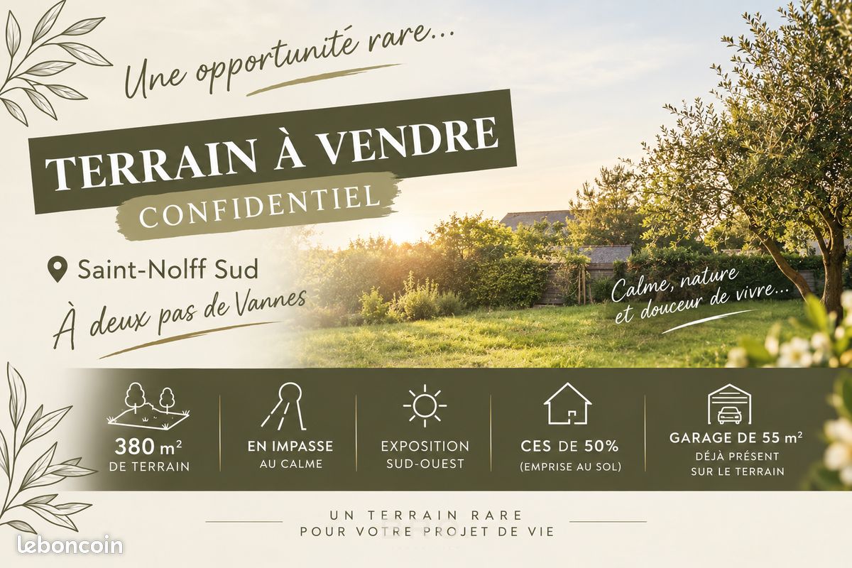 Terrain Saint-Nolff · 127 200 €