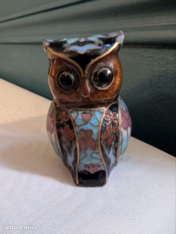 Sculpture De Hibou En Céramique à Glaçure Argentée D'Aldo Londi Pour Bitossi Années 1960 Italie