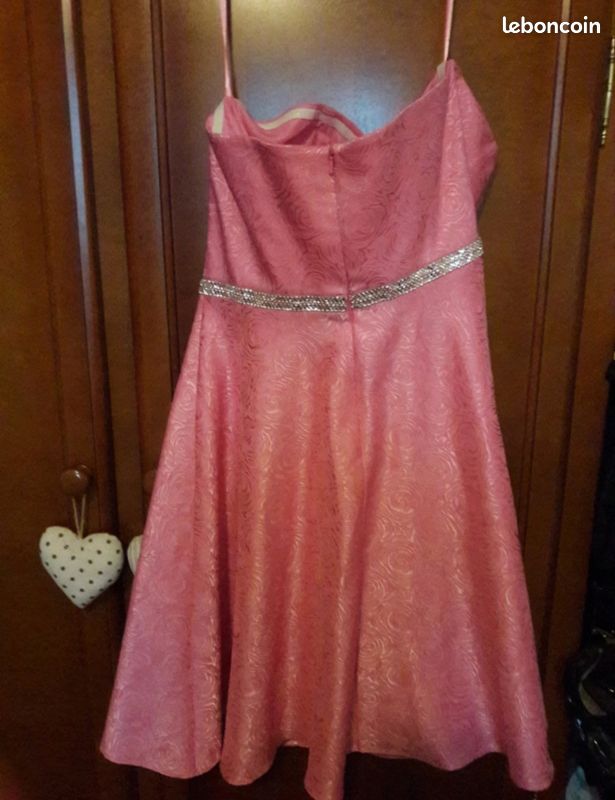 Super ensemble de cérémonie robe et veste rose je donne les