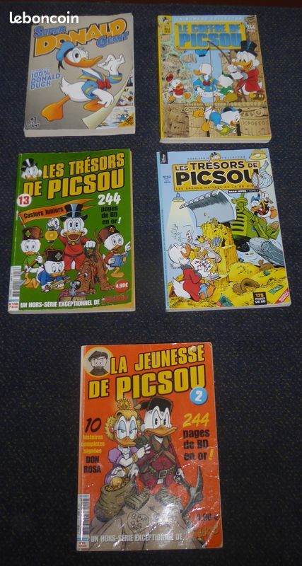 Mickey parade geant , super picsou geant , tresors et jeunesse de picsou.... (image 1)