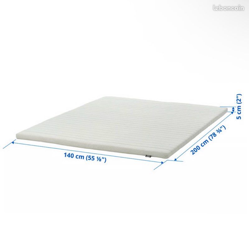 Surmatelas IKEA NISSEHOLM 140x200 Neuf (image 3)