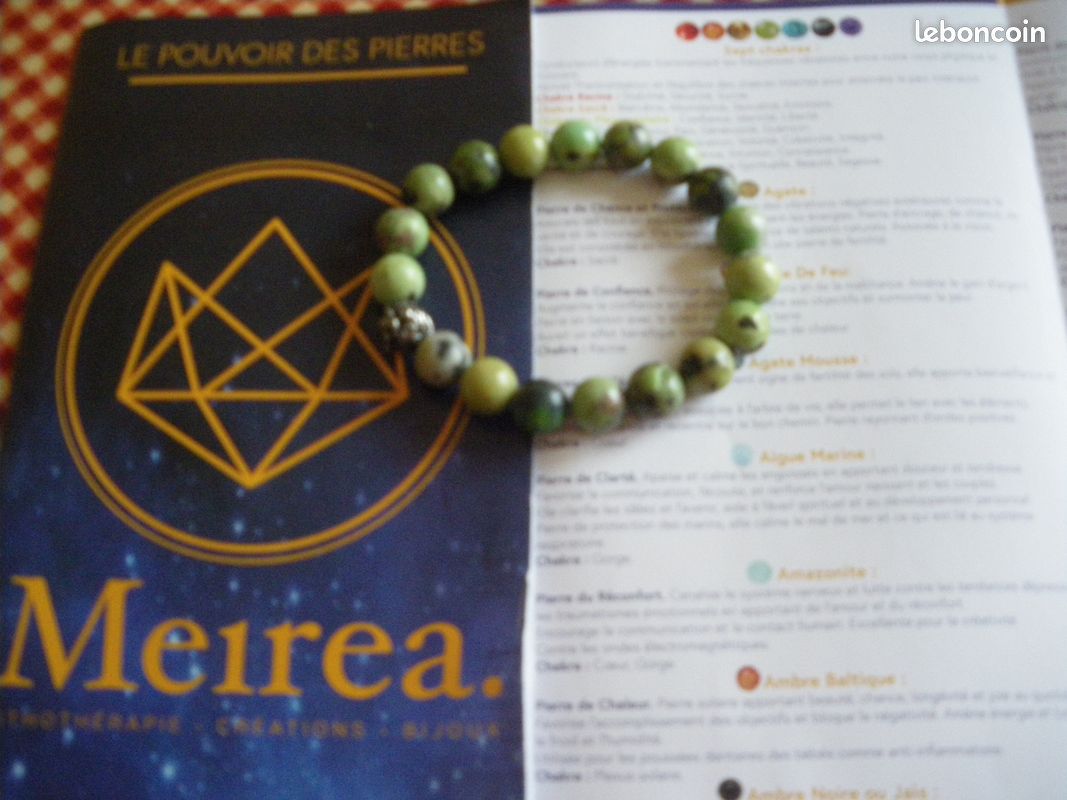 Bracelet véritables Pierres de Marque MEIREA (image 6)