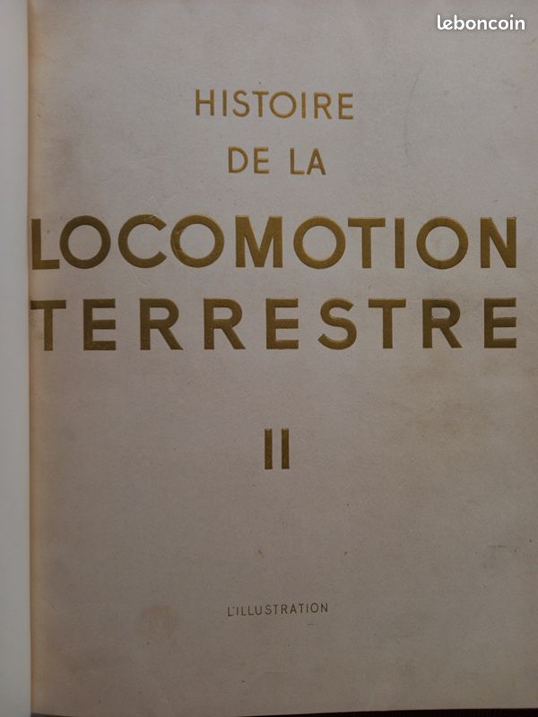 Livres ancien sur histoire de la locomotion (image 4)