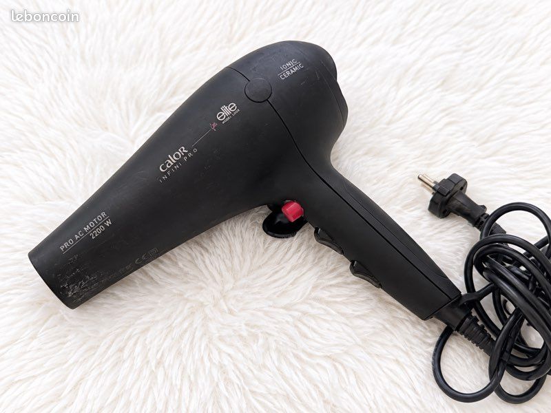 Sèche-cheveux Calor Infini Pro Elite Ionic Ceramic 2200W – Noir (image 1)