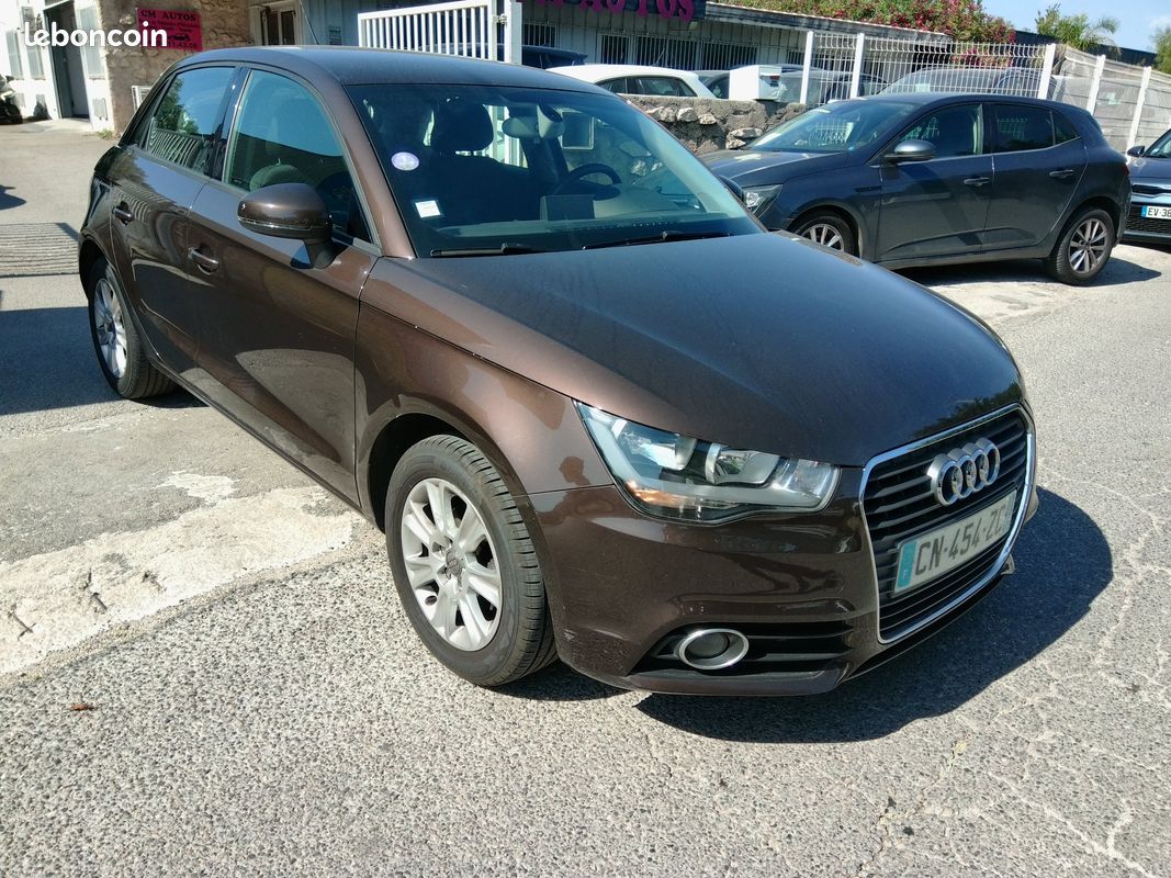 Audi a1 sportback 1.2 tfi 86 ambiente france / 1°main 12/12 77mkm radar ar/ja15/tel/regul/capteur pluie+lum/fact entretien (image 3)
