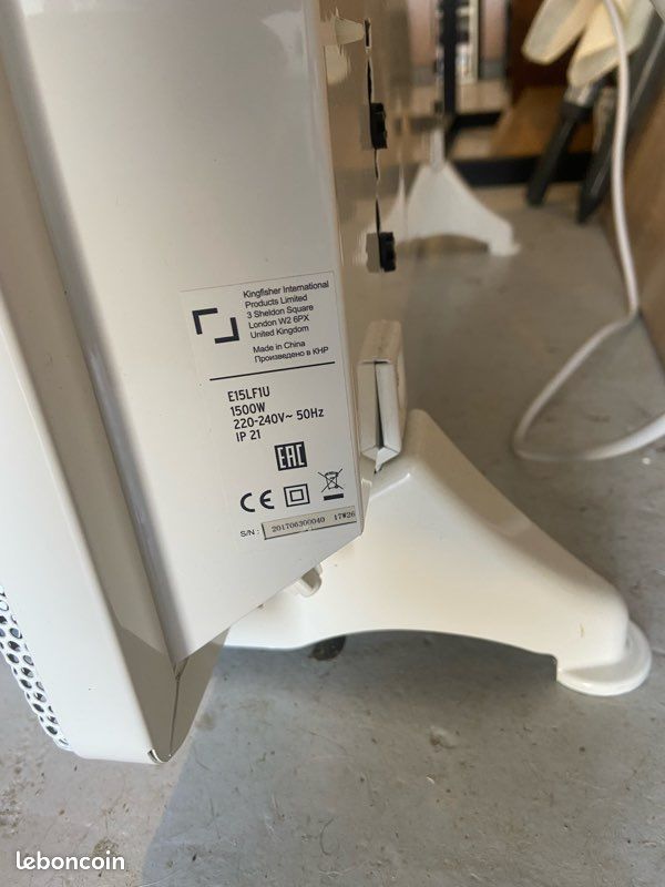 Panneau rayonnant mobile Blyss 1500W 15m² (image 3)