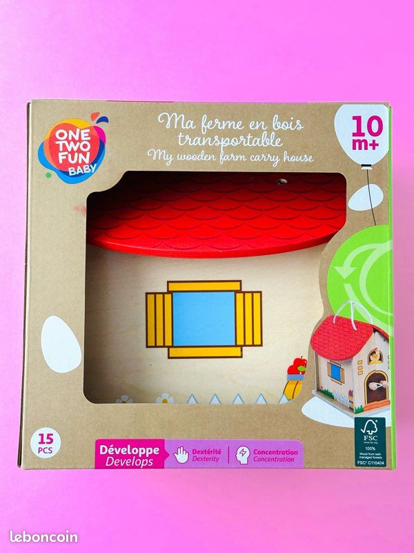 ONE TWO FUN - Maison de transport Ferme en bois - neuf (image 1)