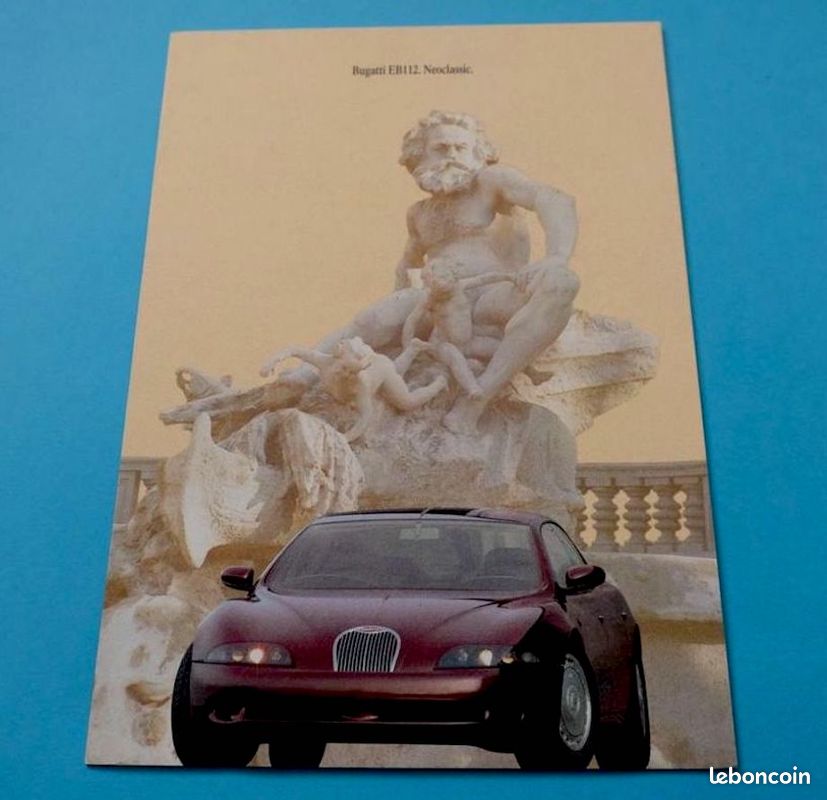 🚗 Catalogue Brochure Prospectus voiture ITALDESIGN BUGATTI EB112 (image 2)