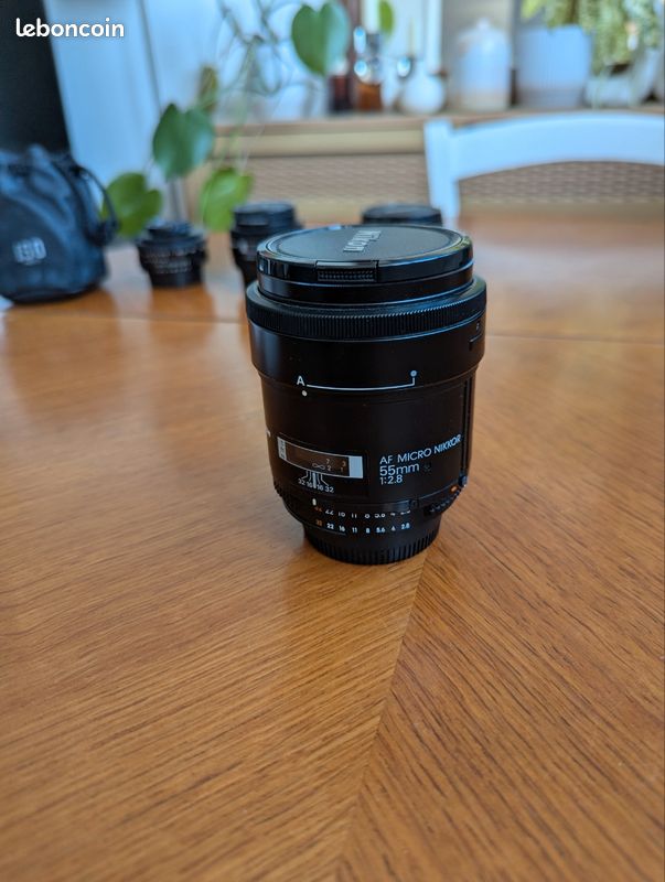 Nikon Micro Nikkor 55mm F/2.8 – Objectif Macro Parfait état, Mise Au Point Fixe