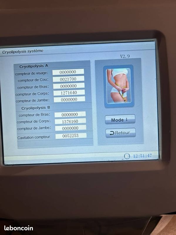 Appareil cryolipolyse + ultrasons intégrés (image 2)