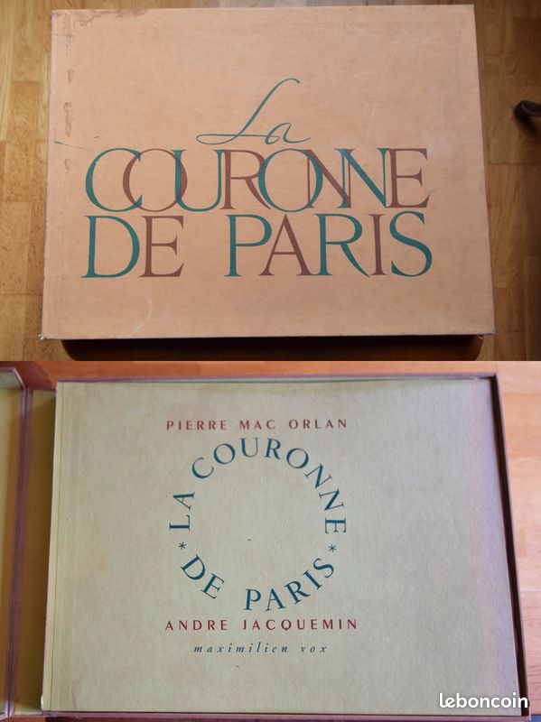 Livre ancien - La couronne de Paris de Pierre Mac Orlan (image 1)