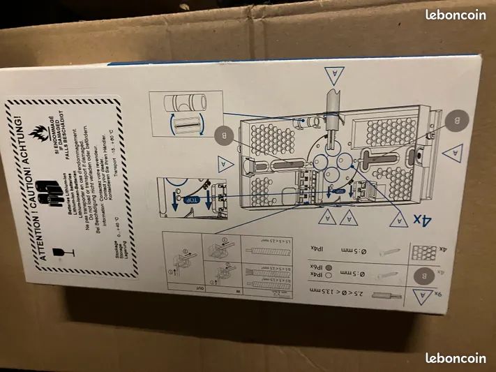 LUM10763 - Bloc d'éclairage anti-panique SATI Leds Cooper Security - 360Lm - IP42/IK07