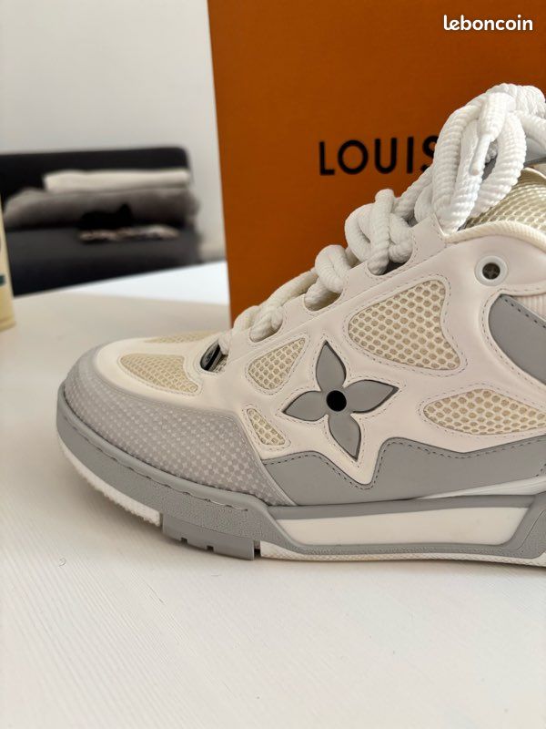 Chaussure Basket Louis Vuitton Sneaker LV Skate Chaussures De Luxe