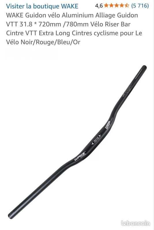 Accessoire vélo,tige de guidon de vélo vtt en alliage d