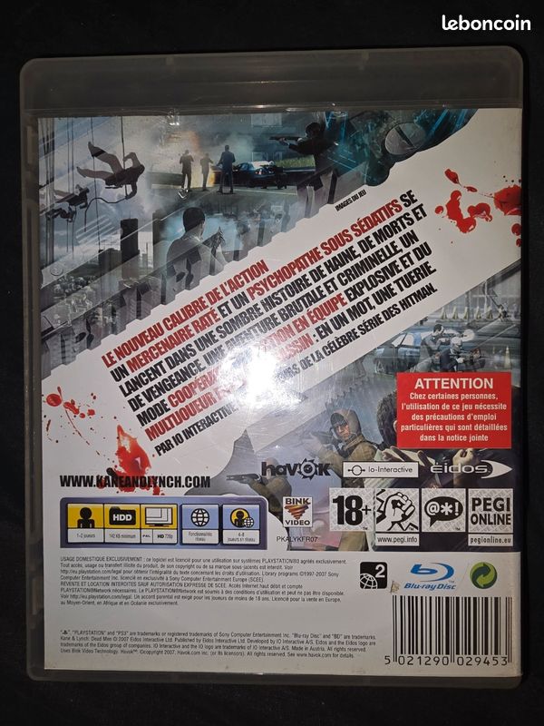 Jeu ps3 KANE ET LYNCH DEAD MEN (image 3)