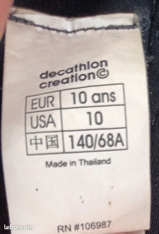 Combinaison neoprene taille 10 ans (image 3)