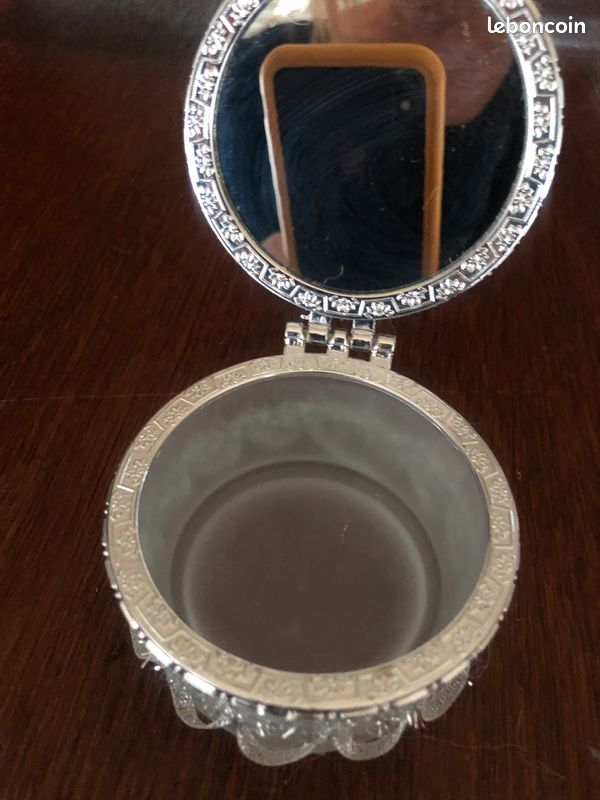 Boîte à Pilules Pratique Avec Miroir - Modèle Beethoven, Marque Fridolin, Neuf