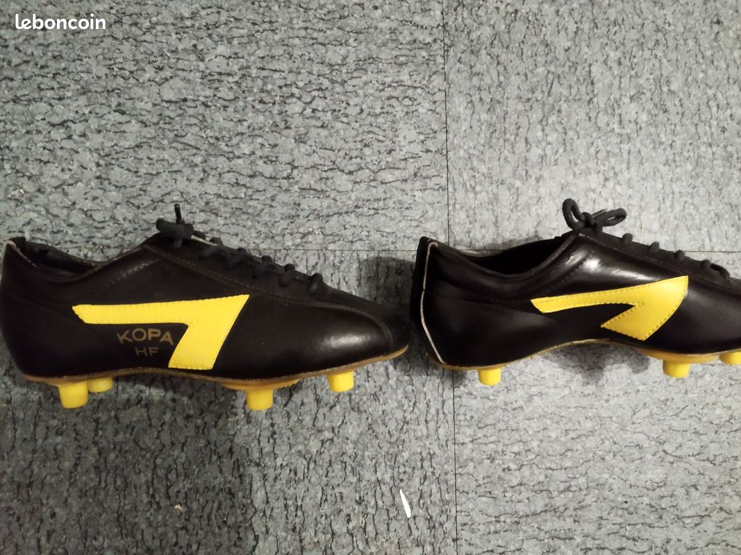 RARE Paire Chaussures Foot Vintage KOPA PRO NOEL Ancienne, Neuves Sans Boîte