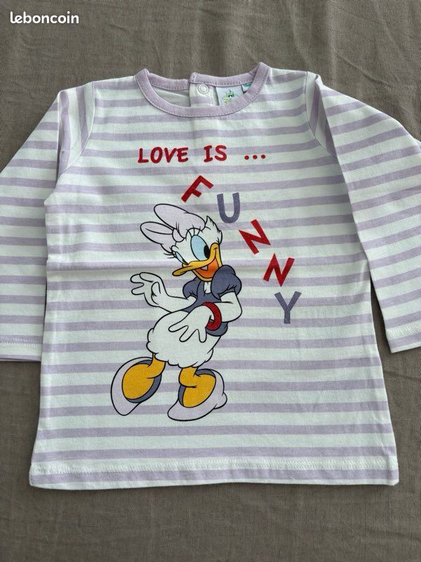 3 teeshirts Disney 18 mois neuf (image 8)