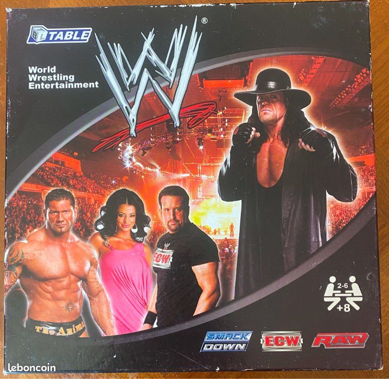 Jeu De Société WWE - Marque BTL Table - À Partir De 8 Ans - 2 Joueurs - Neuf