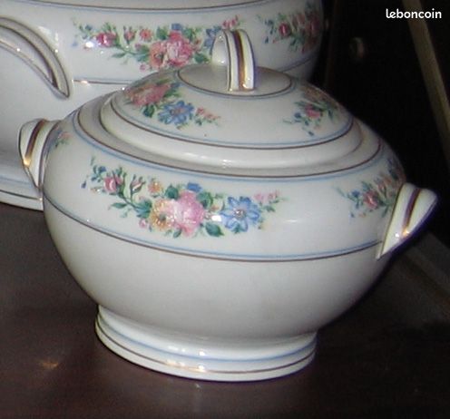 Service Porcelaine de Limoges LANTERNIER Année 40 (image 10)