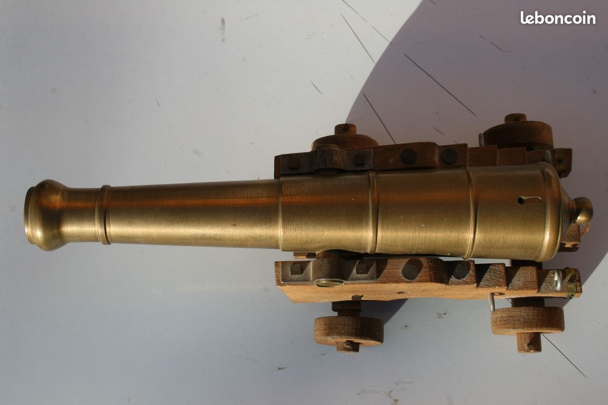 BELLE MAQUETTE DE CANON DE CAMPAGNE. Tube... - Lot 456 - Osenat
