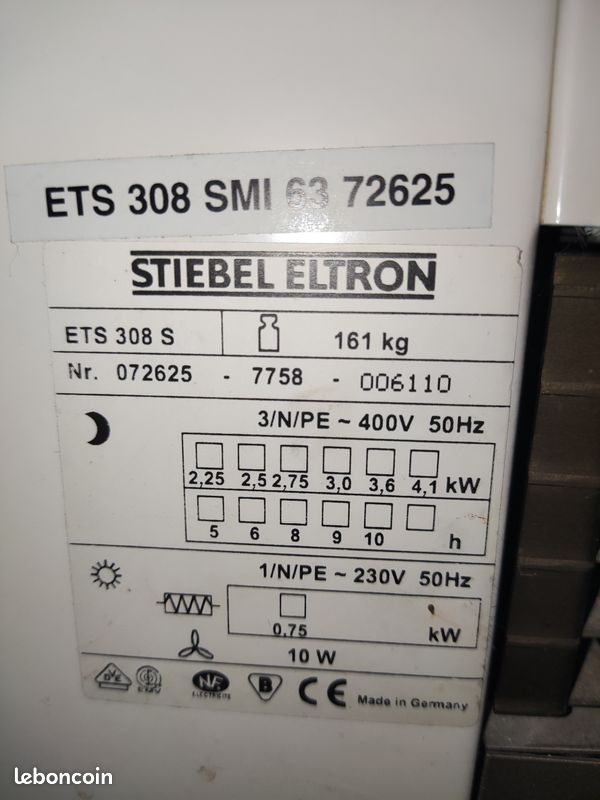 Vend radiateur a accumulation Stiebel Eltron (image 4)