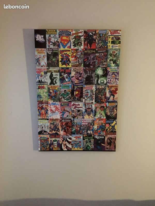 Grand cadre mural DC Comics (image 2)