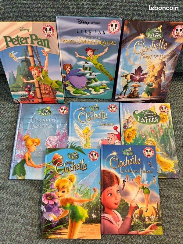 Lot de livres Disney Peter pan et la Fée Clochette (image 1)