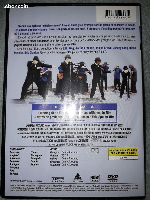 Dvd Blues Brothers 2000 (image 2)