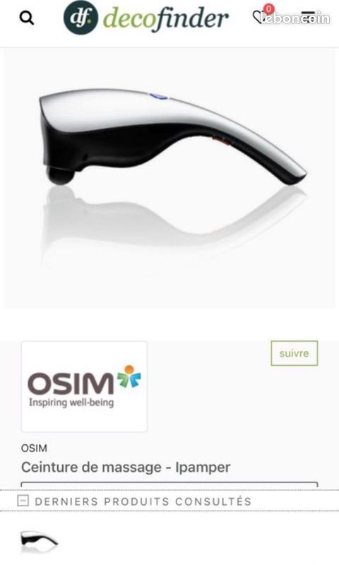 Osim Ipamper Handheld Massager Ipamper Massager Machine Appareil