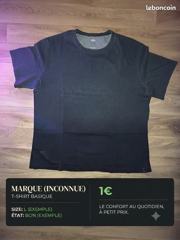 Vente de vêtements (image 1)