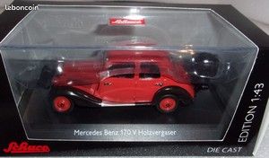 Schuco 1/18 Mercedes-Benz 170 V Cabriolet – Modèle Neuf En Boîte – Collection