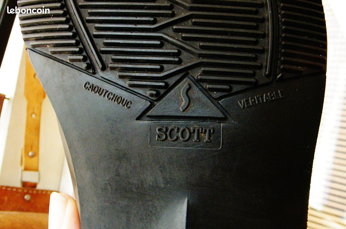 Chaussures en cuir noir Marbot (cousu Goodyear) tbe 45,5 46 homme (image 8)