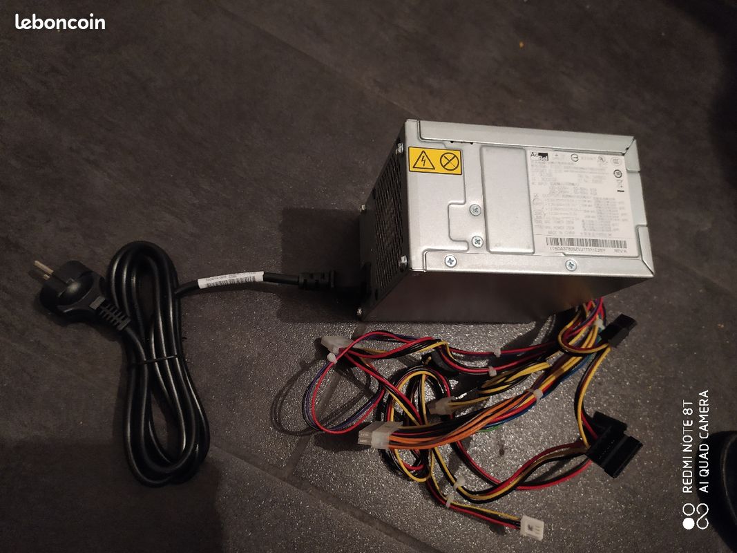 Alimentation PC ATX et câble alimentation pc (image 1)