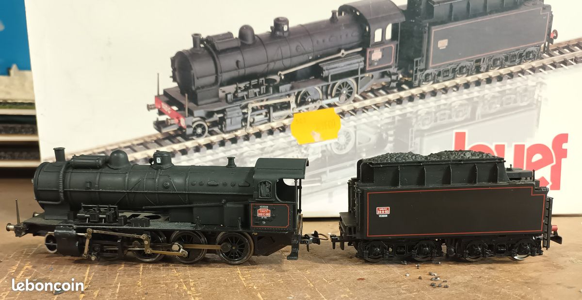 Locomotive à Vapeur Jouef 140C Dépôt Verdun 8283 - Modèle Réduit NEUF (Échelle HO)