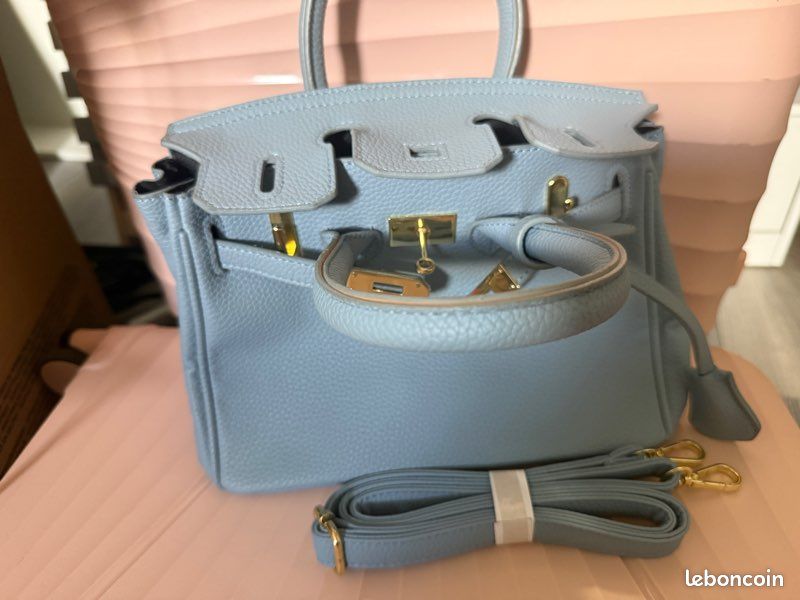 Sac à Main Vintage S EN CIEL - Cuir Vert - Bandoulière - Occasion - Style Rétro